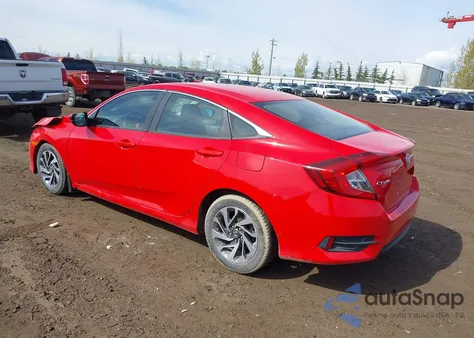 2017 Honda Civic Ex from USA, damaged, VIN 2HGFC2F86HH025715